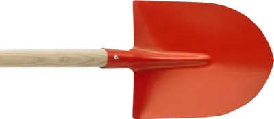 Produktbild von Löffert Frankfurter Schaufel rot Gr. 5 mit Stiel Import