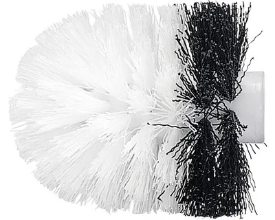 Obrázek produktu pro Hlava WC kartáče Kleine Wolke Crackle Ø 8,2 cm bílá/černá 5060185868