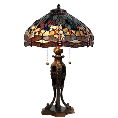 Obrázok produktu pre Stolová lampa Tiffany Ø 42x64 cm zelenej farby