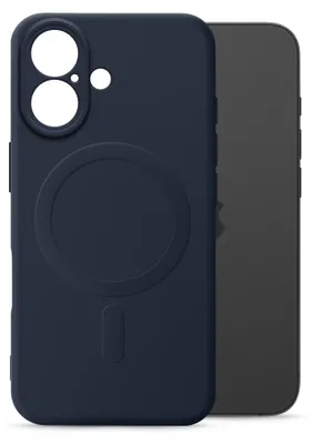 Imagen del producto de Funda protectora "My Style" compatible con MagSafe para Apple iPhone 16, color azul medianoche