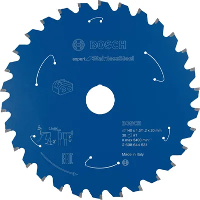 Produktbild von Kreissägeblatt für Akkusägen Expert for Stainless Steel, 140 x 1,5/1,2 x 20, T30