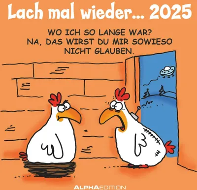 Produktbild von Lach mal wieder... 2025 - Postkarten-Kalender - Kalender-mit-Postkarten - zum-raustrennen - 16x17