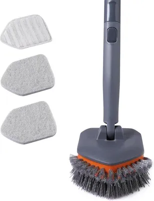 Produktbild von Famanu Reinigungsbürste 3-in-1 Multifunktionsbürste - Teleskopstiel