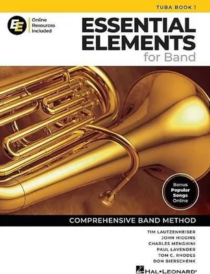 Produktbild von Essential Elements for Band Tuba Book 1 with Eei Online Resources Tuba Method Songbook and Sheet Music for School Band Students and Teachers Comprehensive Band Method