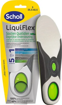 Produktbild von Scholl LiquiFlex Einlegesohlen Daily Support - Small - Größe 35.5-40.5 - 1 Paar