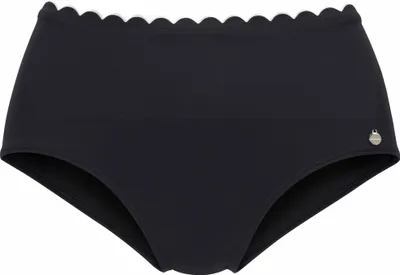 Produktbild von LASCANA Highwaist-Bikini-Hose Camilla schwarz-weiß Größe 42