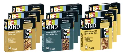 Produktbild von BE-KIND Multipack Mix 3 Sorten, 27 Riegel, 810g