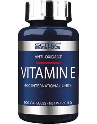 Obrázek produktu pro Scitec Nutrition Essentials Vitamin E  100 kapslí / Vitamin E / Účinný antioxidant