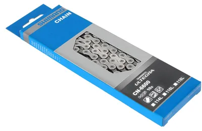 Produktbild von SHIMANO Fahrradkette ULTEGRA CN-6600 10-Fach für 3-Fach Kurbeln, Silber, 114, I-CN6600114I