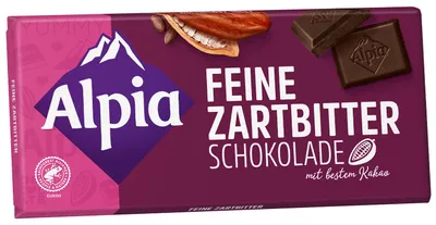 Produktbild von Alpia Feine Zartbitter Schokolade 100g