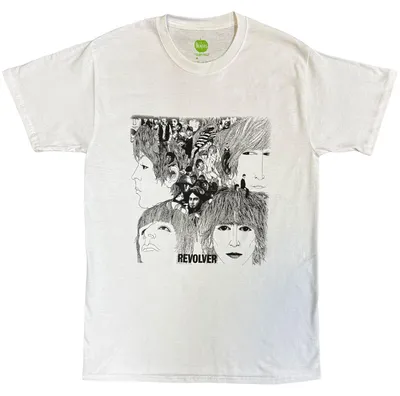 Produktbild von The Beatles Revolver Album Cover White L T-Shirt
