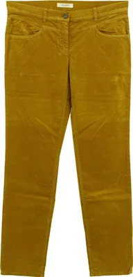 Produktbild von 29631 Gerry Weber, Slim Fit,  Damen Jeans Hose, Velourstretch, honig, D 48 W 38 L 32