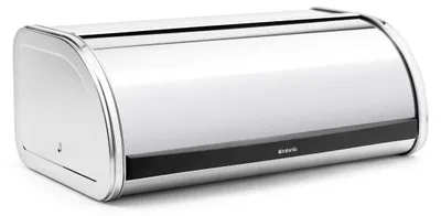 Obrázek produktu pro Brabantia Brilliant Steel Roll Top Bread Bin, Obdélníkový, Nerezová ocel, 479 mm, 276 mm, 189 mm, 1 kusů