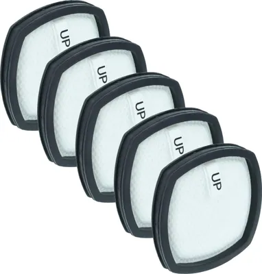 Produktbild von vhbw 5x Staubsaugerfilter Ersatz für Leifheit 89161 für Staubsauger - HEPA-Filter Schwarz Weiß