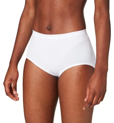Produktbild von Schiesser Damen Midi Taillenslip,, per pack Weiß (weiss 100), 38 (Herstellergröß