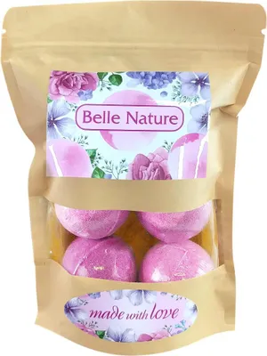 Zdjęcie produktu dla Belle Nature - 6 Kul Do Kapieli, Leśne Jagody - 50G