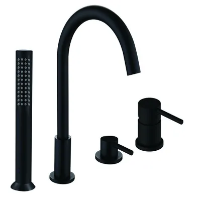 Image de Robinet de baignoire Alma, noir (75032-70)