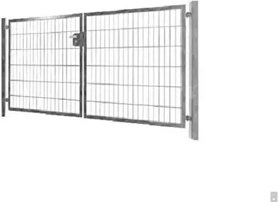 Produktbild von Doppelflügeltor Einfahrtstor Gartentor Tore Hoftor verzinkt 500cm x 143cm NEU