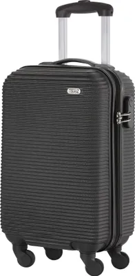 Produktbild von TravelZ Hartschale Handgepäck Koffer 54cm Horizon Reisekoffer Leicht ABS Schwarz