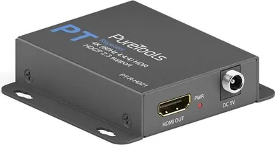 Produktbild von PureTools PT-R-HD21, HDMI, Schwarz, 60 Hz, 100 m, 18 Gbit/s, 4K Ultra HD