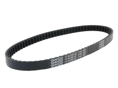 Obrázek produktu pro Dayco klínový řemen Peugeot vertikální horizontální dlouhý Carter 50cc 2-taktní 17,5 x765 mm