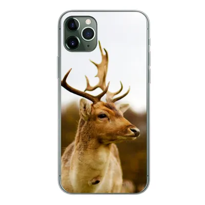 Produktbild von MuchoWow® Handyhülle Schutzhülle Hülle für iPhone 11 Pro Max Damhirsch - Wald - Herde - Tiere - Natur Silikon Softcase Handy Hülle - Schutz