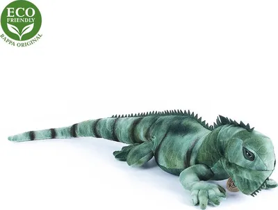 Immagine prodotto di Iguana di peluche verde, 68 cm, ECO-FRIENDLY