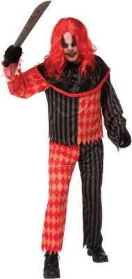 Produktbild von Erwachsenes Viertelschnitt Clown Kostüm