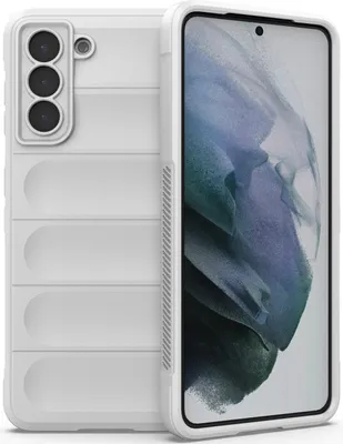 Produktbild von Samsung S21 5G Hülle, Weich TPU Silikon Stossfest Anti-rutsch Schutzhülle für Samsung Galaxy S21 5G Weiß