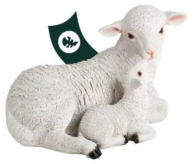 Produktbild von Dekoschafe Gartenfiguren - Lämmer und Schaf Deko für Draußen, Ostern
