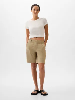 Produktbild von GAP Damen Bermudashorts Lang (23+ cm) aus Baumwolle