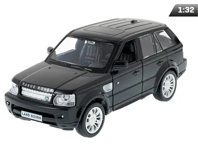 Image de Modèle réduit 1:32, RMZ Land Rover Range, Rover Sport, noir