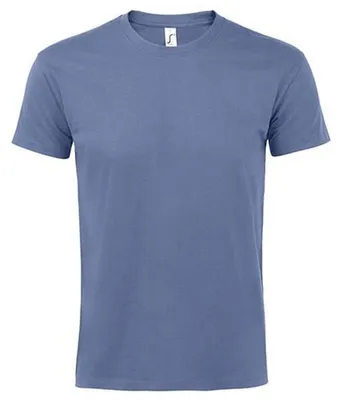 Imagen del producto de SOLS - Camiseta "Imperial" uni para hombre/mujer, algodón ring-spun LT2562 (Talla S) (Azul)