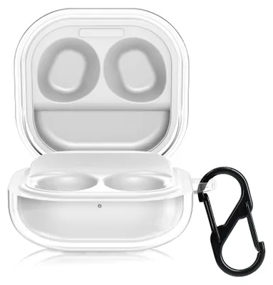 Produktbild von kwmobile Hülle für Samsung Galaxy Buds FE Case - TPU Silikon Schutzhülle - Kopfhörer Cover - Transparent