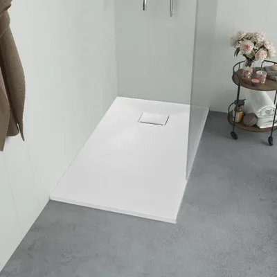 Immagine prodotto di The Living Store Piatto doccia SMC Bianco 100×80 cm