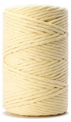 Produktbild von Grzanpol Makramaseil 3mm 50m Sonnengelb Baumwolle