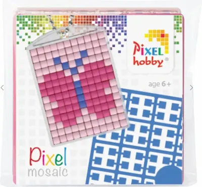 Produktbild von PRACHT Pixel Schlüsselring Set Schmetterling