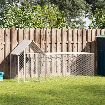 Produktbild von "2026 Promotion" Hühnerstall 3x1x1,5 m Verzinkter Stahl - Kleintier-Ställe CC930