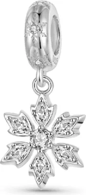 Produktbild von Gnoce Charm Schneeflocke Silber JVC006