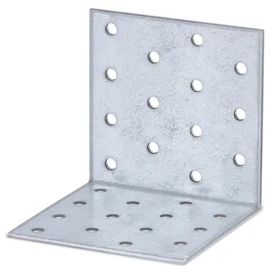 Produktbild von Alberts 846800 Lochplattenwinkel, sendzimirverzinkt, 80 x 80 x 80 mm, 25er Set
