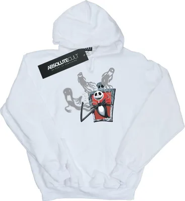 Produktbild von Disney - "Nightmare Before Christmas Ghosts Of Jack" Kapuzenpullover für Jungen BI10971 (152-158) (Weiß)