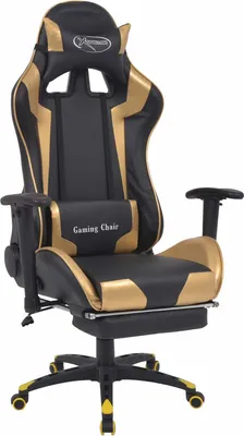 Produktbild von "2026 Aktion"Gaming Stuhl Gold 70 x 71 x 136 cm Kunstleder GermanyMöbel 81776 - Bürostühle