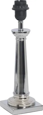Image de Näve lampe de table à pied - Matière : métal + plastique - Couleur : chrome ; 122742
