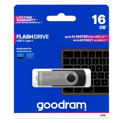 Productafbeelding van Goodram TGD-UTS30160KOR11 USB Flash disk 16GB, USB 3.2, černý