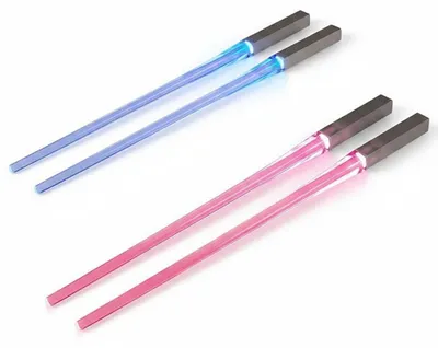 Imagen del producto de Cocina JL - Palillos para comer - Brillante - Azul y rosa, Imagen generada por IA