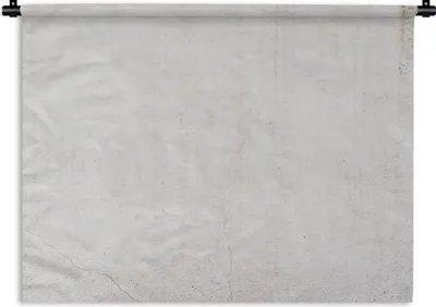 Produktbild von MuchoWow® Wandteppich Wandbehang Beton - Wand - Weiß 150x112 cm Tapisserie Dekoration Wandtuch - Wanddecke - Wandteppiche