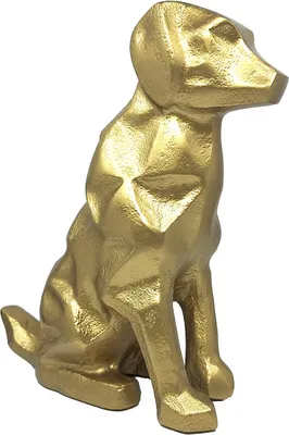 Immagine prodotto di Statuetta decorativa in oro per cani - DOG2