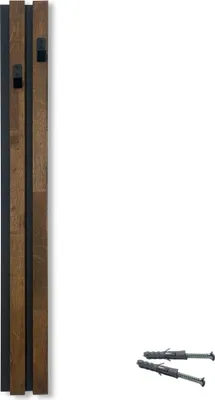 Image de Cintre modulaire en bois - lamelles 98 cm module L 24 cm brun