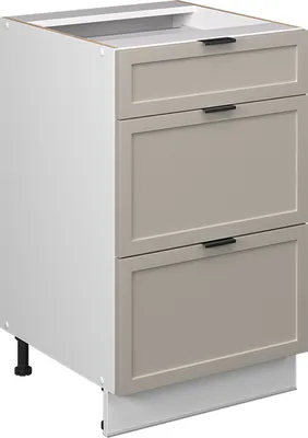 Imagen del producto de Mueble bajo de cocina Vicco Fame-Line GrisBeige 50 cm sin encimera, Model 50433