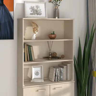 Produktbild von vidaXL Highboard-Oberteil HAMAR Honigbraun 85x35x100 cm Massivholz